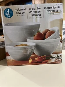 PANDEX GESPRENKELTES MELAMIN SCHÜSSEL 4ER SET MÜSLISUPPE KUNSTSTOFF INKL. 5,25" - Bild 1 von 7