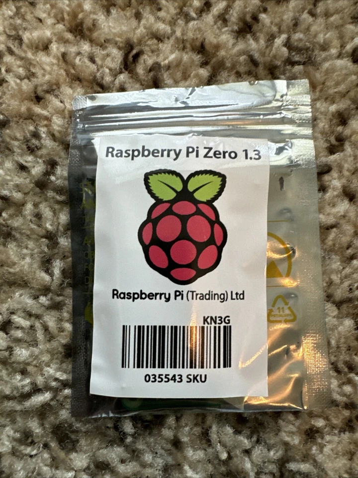 Raspberry Pi Zero V1.3 512MB RAM 1GHz ARM11 Single-Core Processor - Image 1 of 1