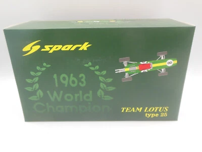 Spark Minimax 18S038 Lotus 25 RN 8 Winner italian GP 1963 Jim Clark World Champi - Image 1 of 4