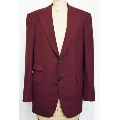 Blazer deportivo Belvest borgoña oscuro. Foto 1 de 4