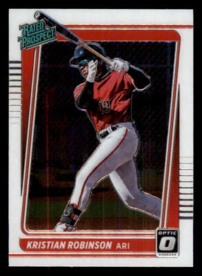 2021 Donruss Optic Rated Prospects #8 Kristian Robinson - Image 1 of 2