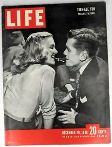 LIFE Magazine VTG Dec 20 1948 Teenage Culture, Russian Spies, US China, Santa Ad - Picture 1 of 9