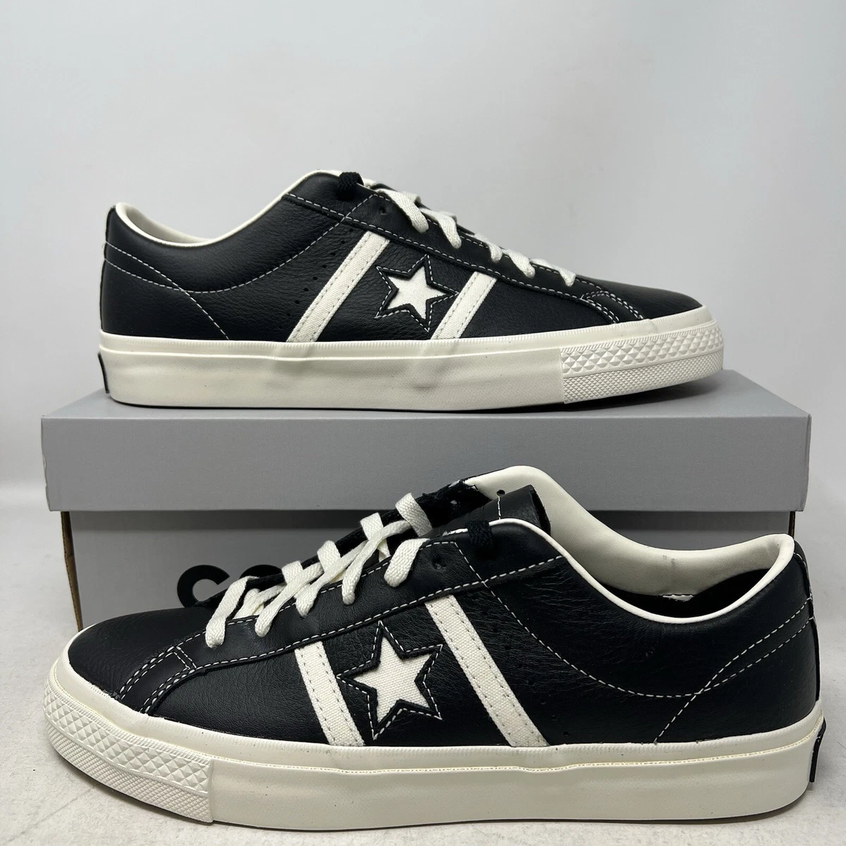 新品 CONVERSE ONE STAR PRO OX ブラック 26.0cm Converse One Star Pro Ox Athletic Shoes for Men for Sale