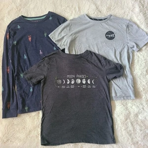 Boys large space nasa rocket bundle Of Shirts size 12/14 - Picture 1 of 7
