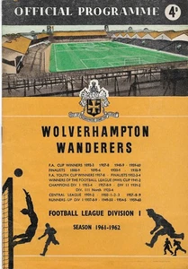 WOLVERHAMPTON WANDERERS V CARDIFF CITY ~ 23 SEPTEMBER 1961 - Picture 1 of 1