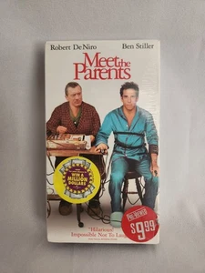 Meet the Parents (VHS, 2001) Blockbuster Pre-Viewed Sealed  - Picture 1 of 6