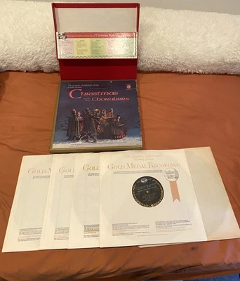 Christmas With The Choraliers 5 LP Vinyl Record Set Longines Symphonette Box - Image 1 of 4