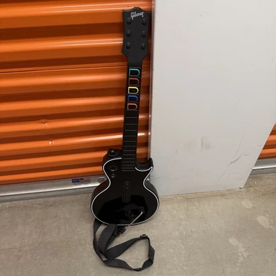 PS3 Guitar Hero 95123.805 Gibson Les Paul Guitar Controller Black - No Dongle - Image 1 of 4