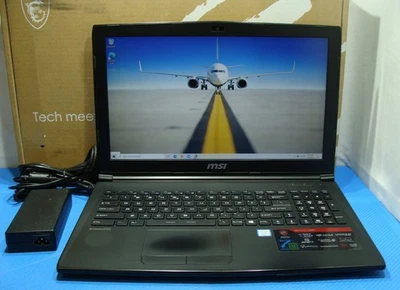 MSI GL62M 7RD 15.6'' FHD core i5-7300HQ 2.5GHz 8GB 256GB GTX 1050 Battery 91% - Image 1 of 4