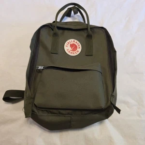 Fjällräven Kånken Classic Backpack Olive Green Red Fox Logo Sweden Vinylon F - Bild 1 von 6
