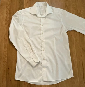 Eton Contemporary Fit Hemd 39 / 151/2 weiß 100% Baumwolle Made in Romania - Bild 1 von 8
