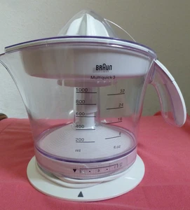 Braun Saftpresse/Zitruspresse Multiquick 3 Weiß 1,0Liter,20Watt - Bild 1 von 6