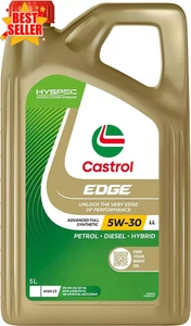 Castrol EDGE 5W-30 LL 5L, High Performance Synthetic Motor Oil for Cars - Picture 1 of 1