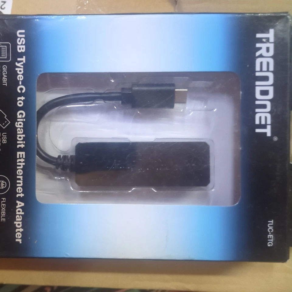 TRENDnet USB 3.1 Type C to Gigabit Ethernet Adapter Compact Fast Network Conn... - Image 1 of 1