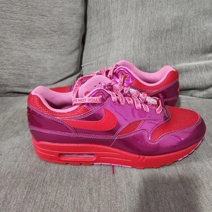 Size 11.5 Nike Air Max 1 Premium Valentine’s Day Pack - Playful Pink HV2301-600 - Picture 1 of 17