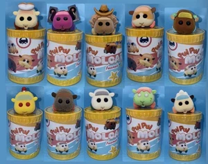 Molcar Fuzmols Pui Pui Molcar X10 Character Bundle 6cm Flocked Figure Blind Box - Picture 1 of 1