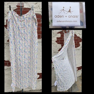Aden + Anais Polka Dots Swaddle Baby Blanket Viscose Bamboo Colorful Circus - Picture 1 of 11