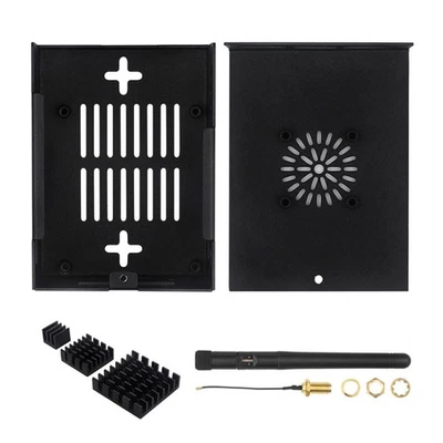 Estuche metálico para 5 Max con antena de ventilador de refrigeración Heatink para 52721 - Imagen 1 de 4