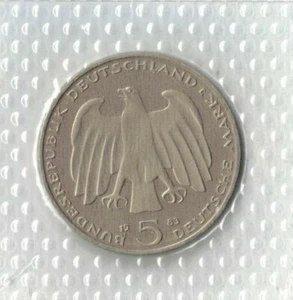 1983 J Germany 5 Mark Cuhaj KM 158 Proof - Picture 1 of 2
