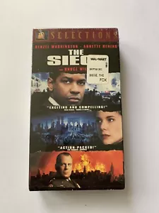 New The Siege (VHS, 1999) Denzel Washington, Annette Bening, Bruce Willis Sealed - Picture 1 of 6