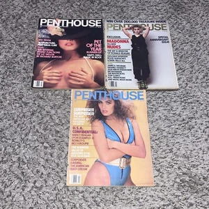 Penthouse Magazine 1987 February March September Lot Of 3 - Picture 1 of 6