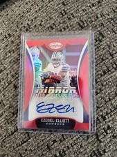 2018 Certified Football Ezekiel Elliott Mirror Signatures Auto 13/15