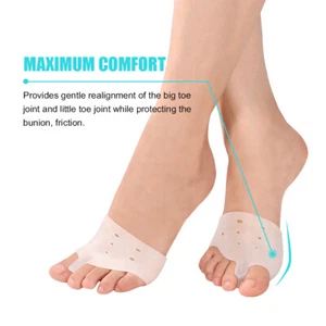 Toe Pad Bunion Corrector For Shock Absorption Women Toe Pad Metatarsal Pads YAN - Picture 1 of 9
