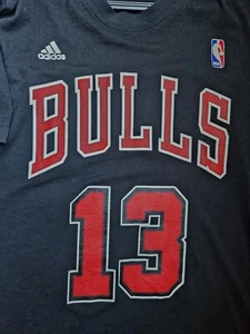 Adidas NBA Basketball Name & Number T-Shirt XL Joakim Noah Chicago Bulls Jordan - Bild 1 von 23