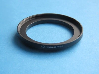 40.5mm to 49mm Step Up Step-Up Ring Camera Lens Filter Adapter Ring 40,5mm-49mm - Image 1 of 2