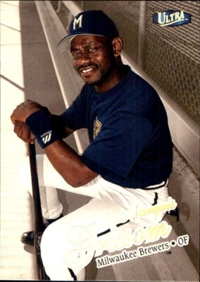 1998 Fleer Ultra GOLD MEDALLION #345G Marquis Grissom MILWAUKEE BREWERS - Image 1 of 2
