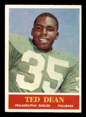 1964 Philadelphia Football #132 Ted Dean EX *e1 - Image 1 of 2