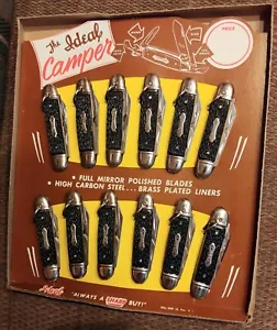 The Ideal Camper - Pocket Knife Hardware/General Store Display 12 Knives NEW - Picture 1 of 1