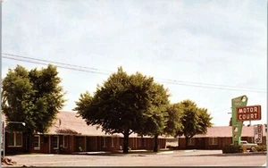 Pilot Butte Motor Court Highway 97 Bend Oregon Hotel Postkarte - Bild 1 von 2