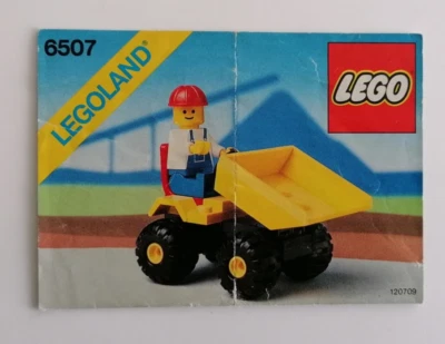 Notice Lego City - Construction - 6507 Mini Dumper 1989 - Instructions only - Photo 1/2