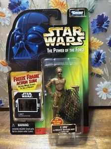 Figura de acción Star Wars Power of the Force Potf C-3Po 1997 con red de carga sellada - Imagen 1 de 2