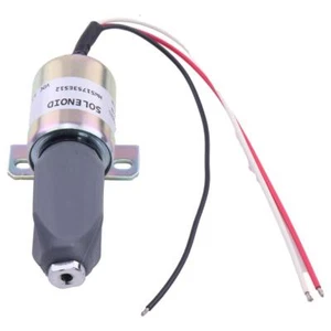 12V Stop Solenoid SA-3786-12 for Kubota Z400 D600 V800 Grasshopper 91-05 721D2 - Picture 1 of 6
