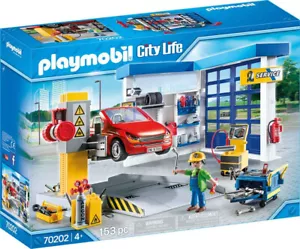 PLAYMOBIL® City Life 70202 Autofficina con auto NUOVO - Foto 1 di 3