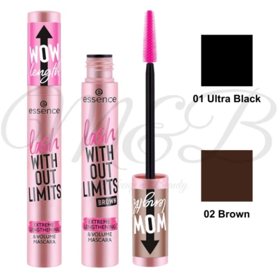 Essence Lash Without Limits Lengthening Volume Mascara *ULTRA BLACK/BROWN* 13ml - Image 1 of 3