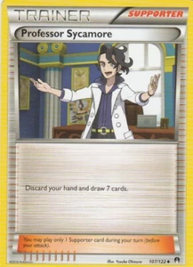 Professor Sycamore 107/122 X&Y Breakpoint Pokemon TCG Card - Picture 1 of 2