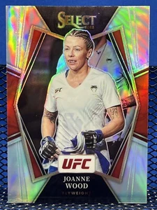 2022 Panini Select UFC JOANNE WOOD Silver Prizm Premier Level - Picture 1 of 2