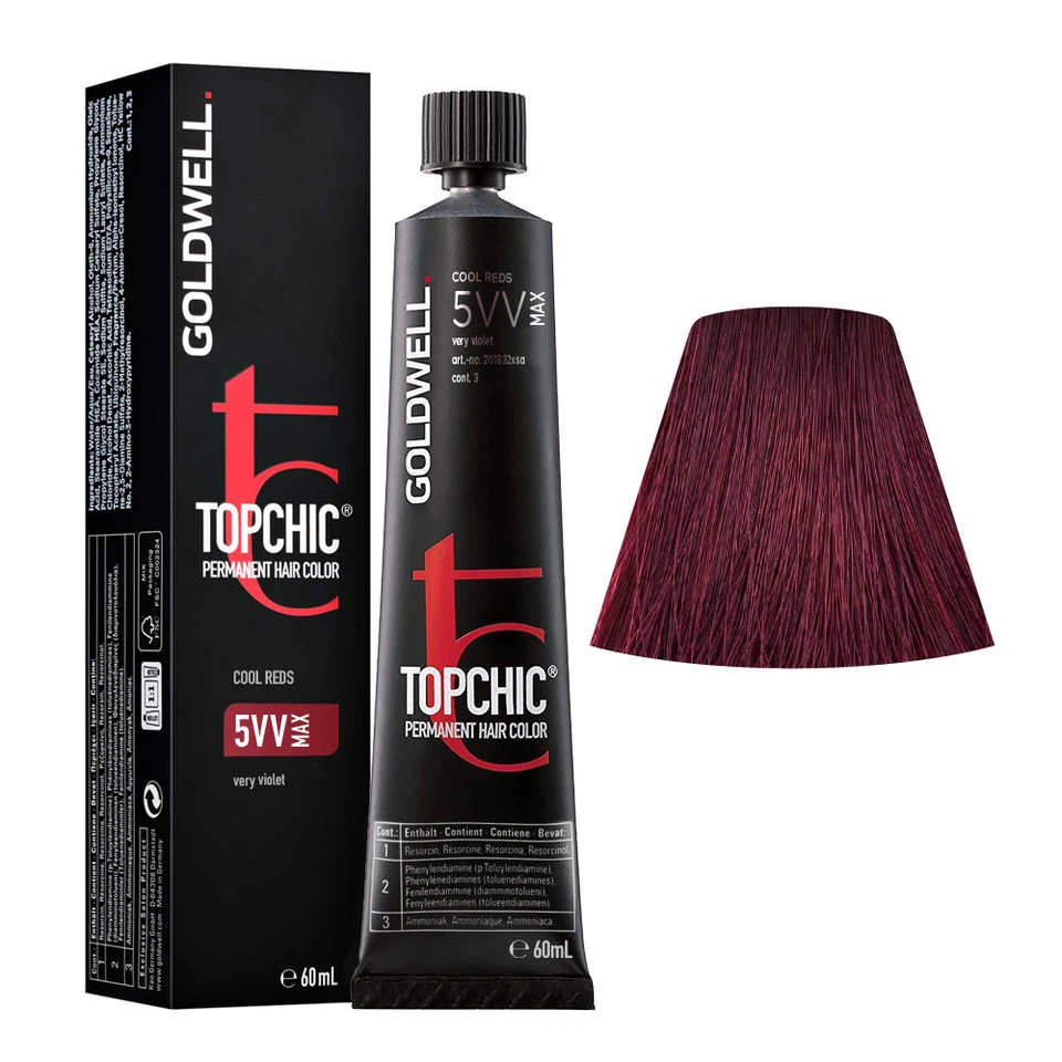 5vv Max violetto Intenso Goldwell Topchic Cool Reds TB 60ml
