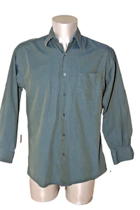 Luxurious Petrol Blue Shirt KENZO MEN Size 38-15 (L) Excellent Condition - Picture 1 of 2