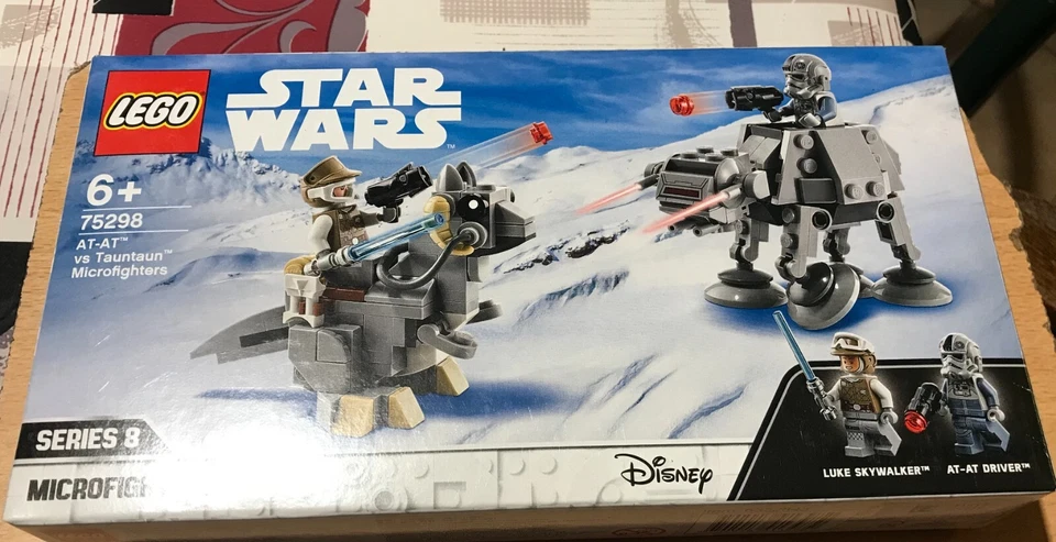 BOITE SET NEUF LEGO VAISSEAU STAR WARS 75298 AT-AT VS TAUNTAUN MICROFIGHTERS - Photo 1/1