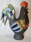 One Of A Kind Art Deco Colorful Rooster / Chicken Figurine Unique Style 