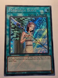 Forbidden Lance (V.3 - Secret Rare)●YUGIOH●RA02●ENGLISH●1st●NM●35318 - Picture 1 of 2