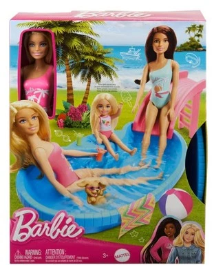 194735178285 Lalka Barbie + Basen Mattel - Image 1 of 4