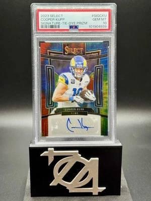 2023 Panini Select - Cooper Kupp Tie Dye Prizm Auto /25 #SIG-CKU Rams - Image 1 of 2