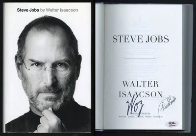 Steve Woz Wozniak Ron Wayne SIGNED Jobs HC Apple Computer PSA AUTOGRAPHED 1st Ed - Image 1 of 4