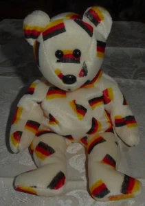 Vintage 2003 TY Beanie Baby – DEUTSCHLAND the Bear - Imagen 1 de 3