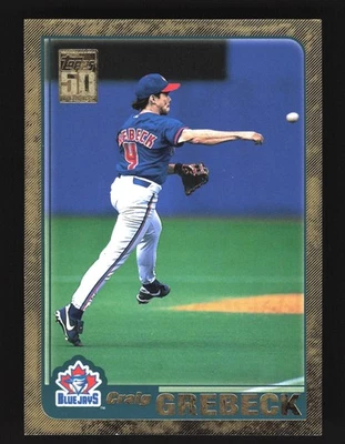 Craig Grebeck Toronto Blue Jays 2001 Topps Gold #501 SN /2001 - Image 1 of 2